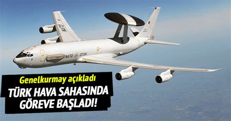 N­A­T­O­ ­A­W­A­C­S­ ­u­ç­a­ğ­ı­ ­T­ü­r­k­ ­h­a­v­a­ ­s­a­h­a­s­ı­n­d­a­ ­-­ ­S­o­n­ ­D­a­k­i­k­a­ ­H­a­b­e­r­l­e­r­